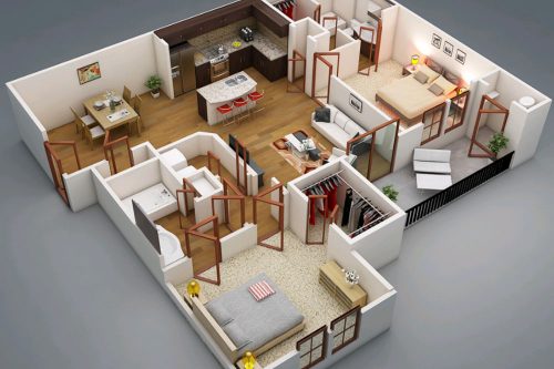 Home 3D Rendering